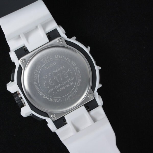 G-SHOCK WATERPROOF SPORTS SHOCKPROOF MENS WHITE ANALOG GBA-400-7C - Image 2