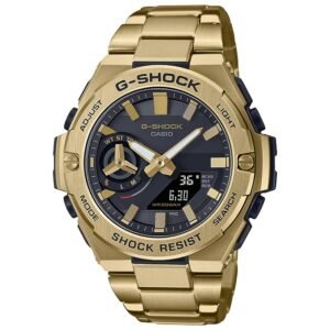 G1234 G-Shock GST-B500GD-9ADR Analog-Digital Watch with Tough Solar - Carbon Core Guard