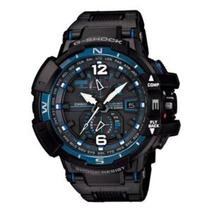 Sapphire Crystal Solar Powered Mens BlackBlue Analog GW-A1100FC-1A