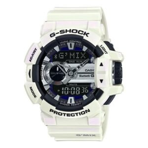 G-SHOCK WATERPROOF SPORTS SHOCKPROOF MENS WHITE ANALOG GBA-400-7C