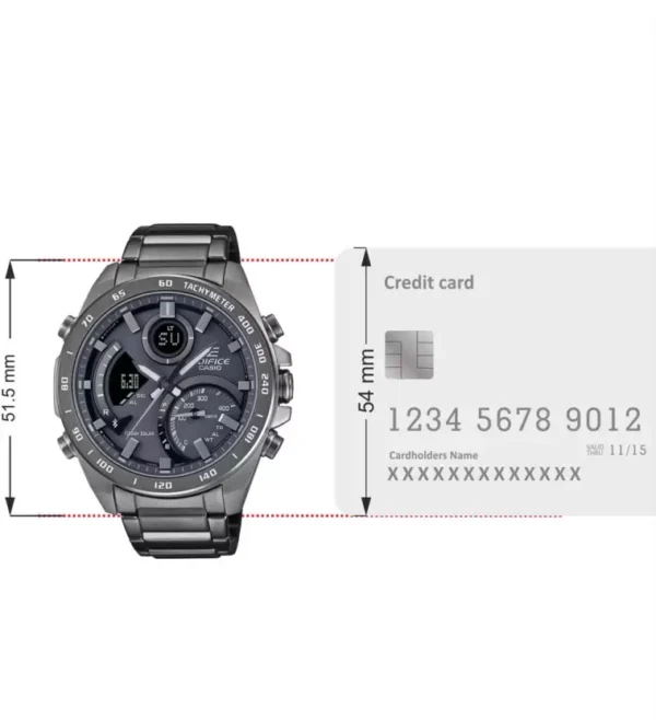 Edifice Bluetooth Connect Analog-Digital Watch - For Men ED527 (ECB-900MDC-1ADR) - Image 3